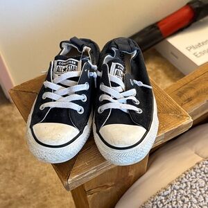 Converse Black and White Low-Top Sneakers